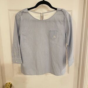 Burberry London Blue Label Japanese Striped Top